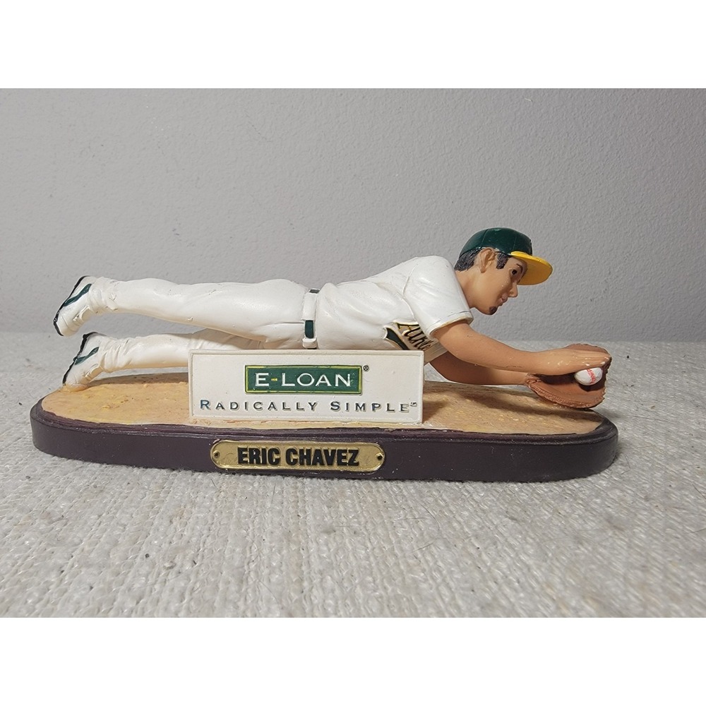 Oakland Athletics Eric Chavez Diving Figurine 2005 SGA Collector Edition BD&A